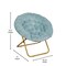 Flash Furniture Dusty AquaSoft Gold Faux Fur Folding Saucer Chair FV-FMC-025-DTAQ-SGD-GG - alternate 10